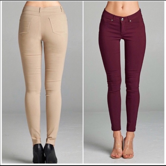 ❗️CLOSING SALE❗️ Sea Navy Skinny Ponte Pants - Picture 2 of 2